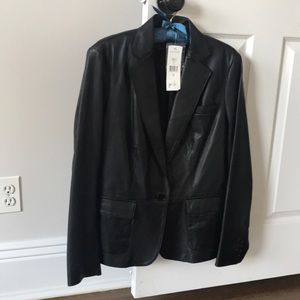 Ralph Lauren Black Leather blazer